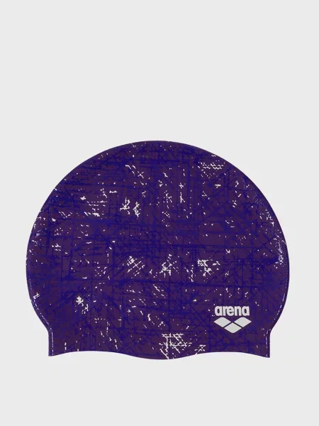 Шапка Arena з принтом фіолетова