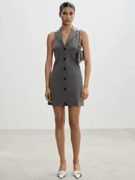 Сукня міні MANGO сірий