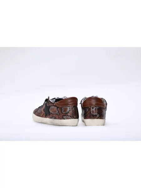 Sneakersy 2star skórzane brązowe