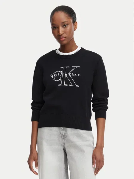 Calvin Klein Jeans Пуловер черен