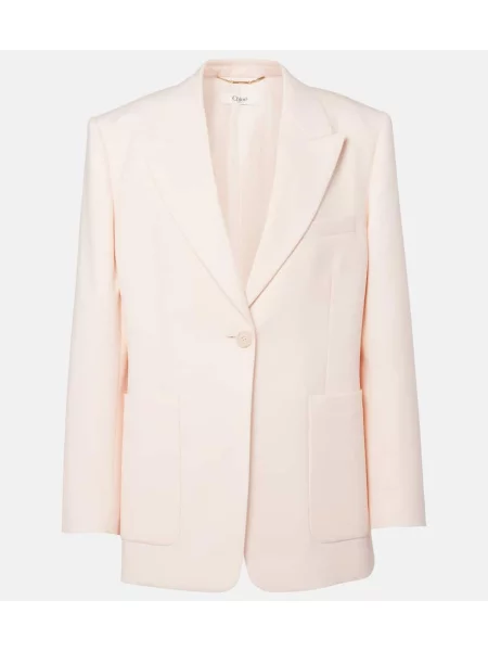 Marynarka Chloe wełniana różowa