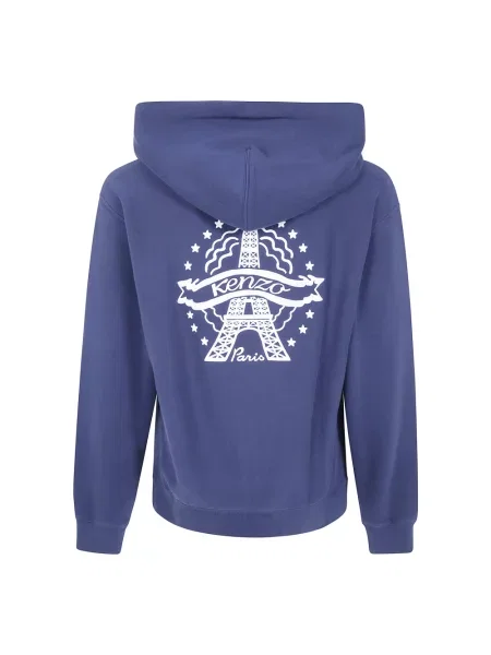Bluza rozpinana Kenzo klasyczna niebieska