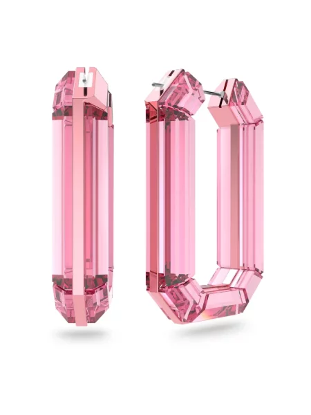 Kolczyki Swarovski różowe