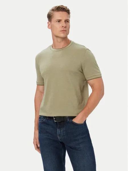 BOSS Tricou H-Thompson 81 Kaki