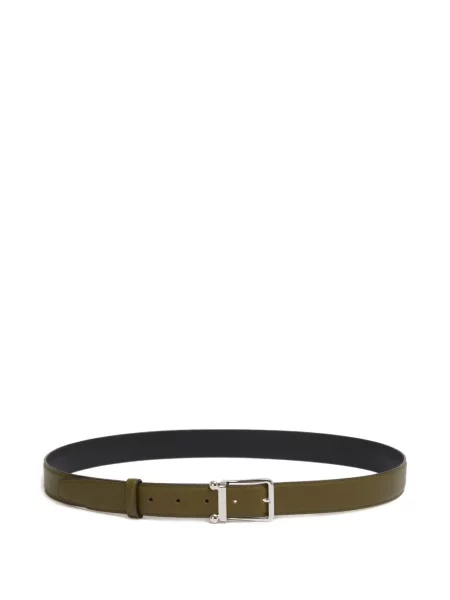 Curea Marni din piele verde