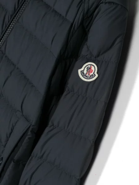 Kurtka puchowa dziecięca Moncler Enfant niebieska