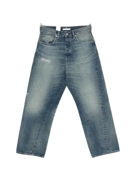 Traperice Sunflower s izlizanim efektom plava