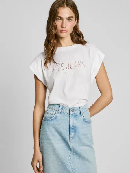 Футболка Pepe Jeans біла