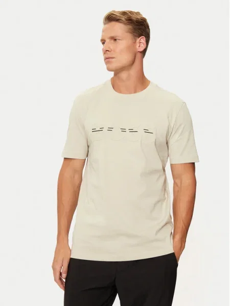BOSS GREEN Tricou NAUTICAL bej