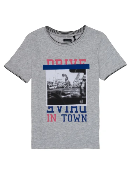 Tricou copii Ikks gri
