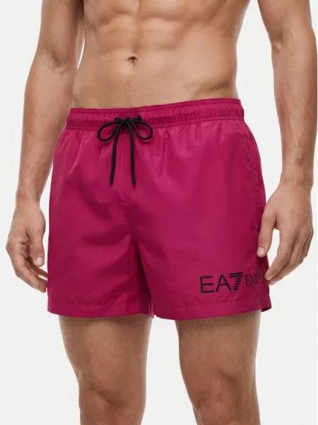 Emporio Armani Kopalne hlače roza