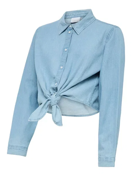 MAMALICIOUS Bluză denim albastru