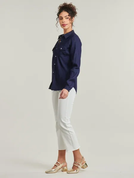 VILA Legíny VIBISTA tmavomodrá modrá