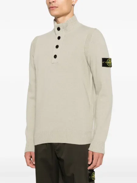 Lung pulover Stone Island cu strasuri