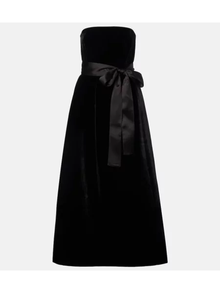 Rochie Elie Saab de catifea negru