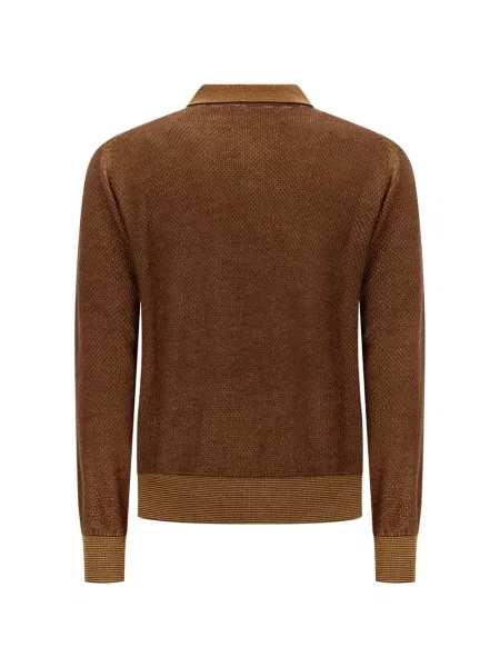 Polo Piacenza Cashmere κασμίρ καφέ