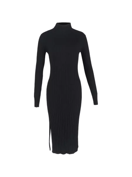 Rochie midi Theory de costum cu nervuri negru