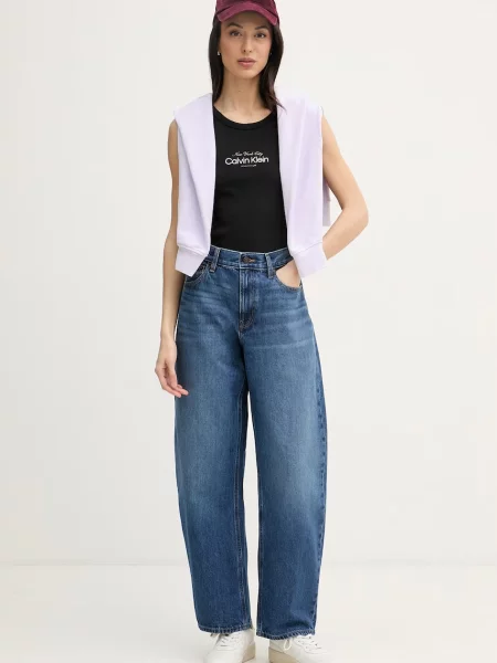 Calvin Klein Jeans Bluză Roz violet