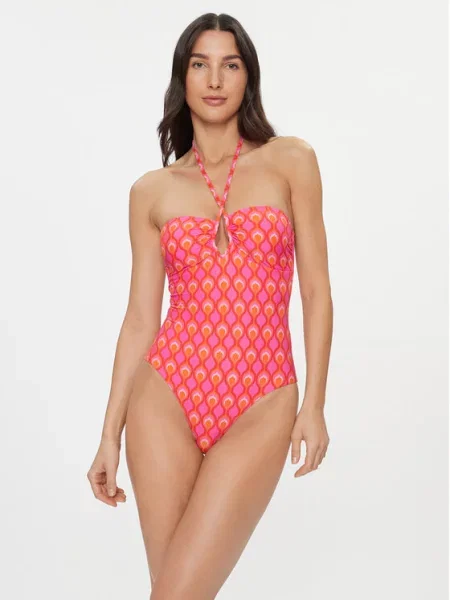 Jednodílné plavky Seafolly růžové