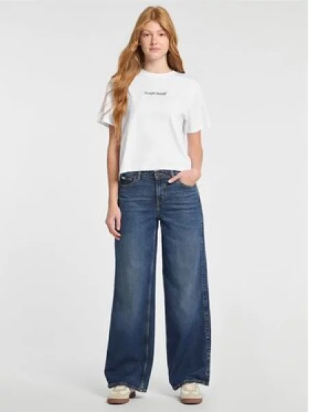 Klasické tričko Guess Jeans bílé