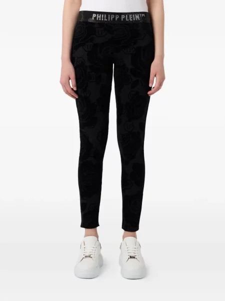 Leggings Philipp Plein negru