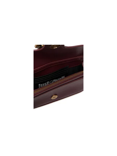 Just Cavalli crossbody torbica iz umetnega usnja rdeča