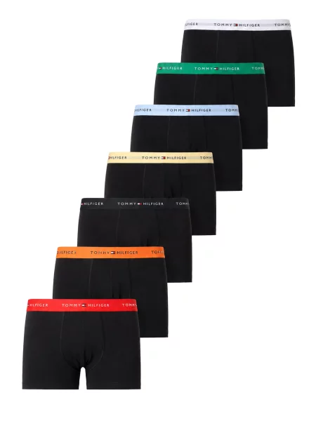 Tommy Hilfiger Underwear Boxeri galben deschis / portocaliu / roșu negru