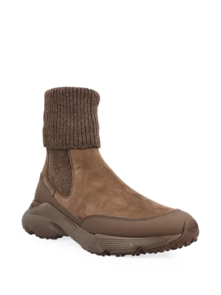 Botine Tod's din piele de căprioară maro
