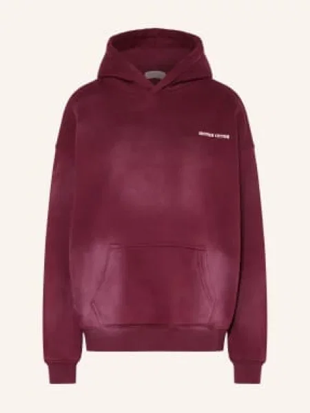 Another Cotton Lab Bluza Z Kapturem rot