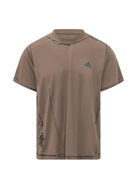 Tricou Adidas cu imagine gri