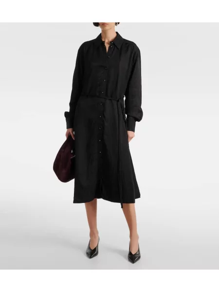 Srajčna obleka Proenza Schouler črna