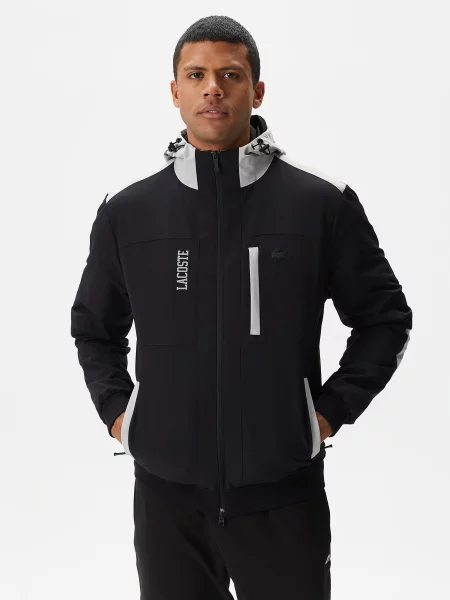 Ветровка Lacoste черная