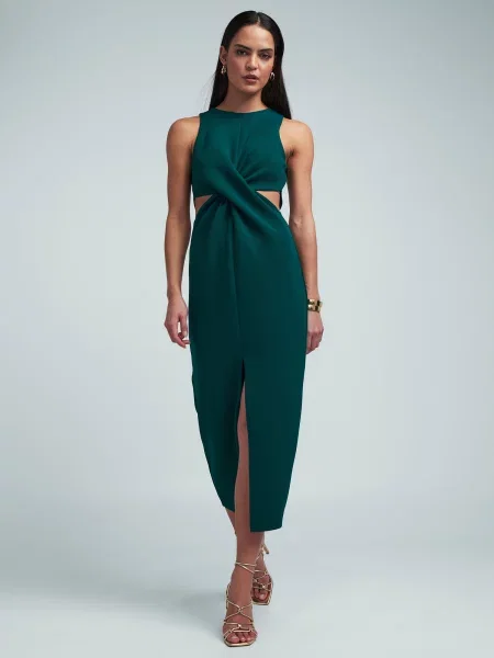 BWLDR Rochie de seară Newark închis verde