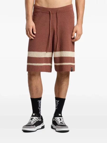 Pantaloni scurți Palm Angels maro