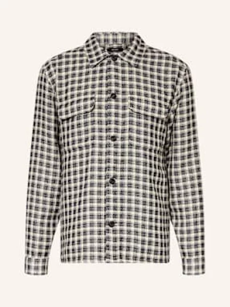 Reiss Svrchní Košile Ribona tmavě modrá bílá