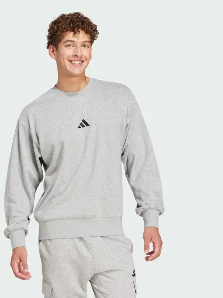 Свитшот Adidas серый