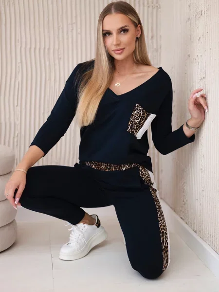 Komplet dresowy Kesi czarny