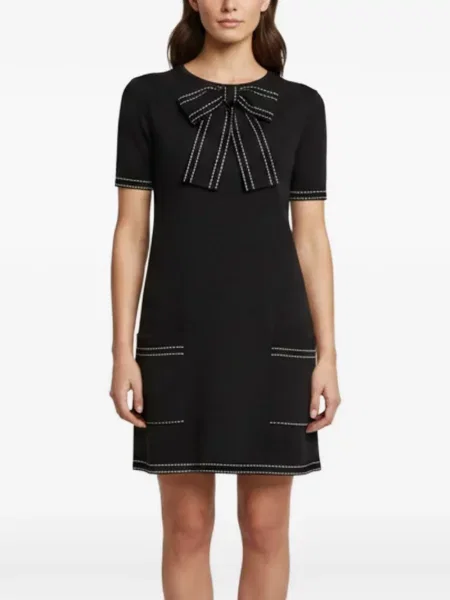 Rochie mini Elisabetta Franchi cu funde negru