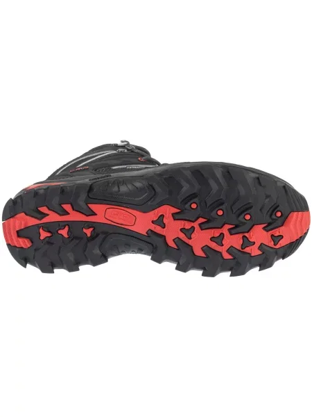 Trekové boty CMP Rigel Mid Wp titanium/ferrari red šedé