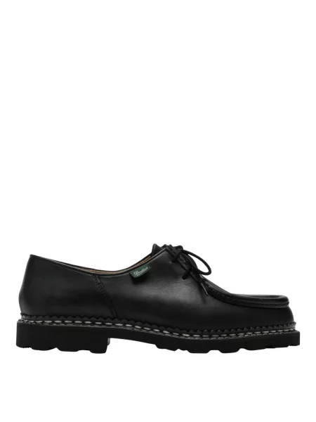 Derby Paraboot skórzany czarny