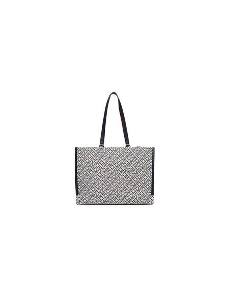 Tommy Hilfiger Rankinė Th Jacquard Tote mėlyna
