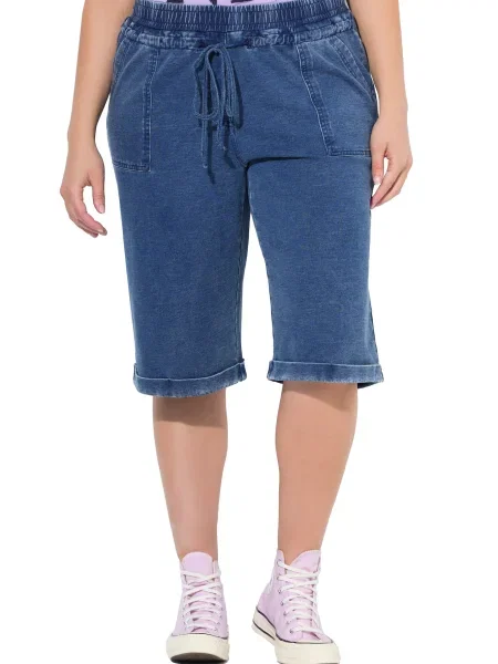 Ulla Popken Pantaloni indigo