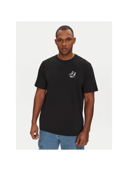 Adidas Футболка Loose Fit чорний