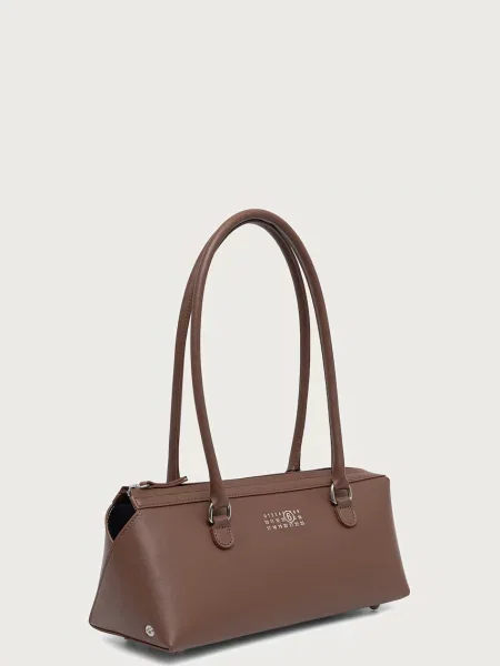 Torebka Mm6 Maison Margiela skórzana brązowa