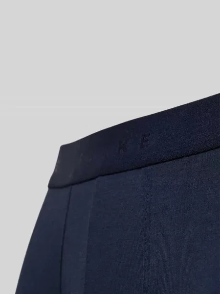 Obcisłe bokserki z elastycznym paskiem z logo model Daily Comfort' Falke granatowe