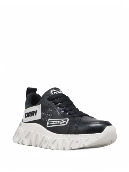 Sneakerși Dkny cu autograf negru