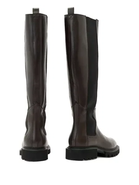 Botine Allsaints din piele maro