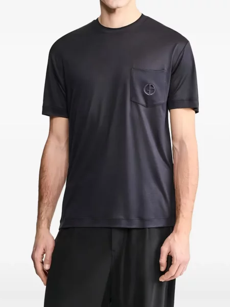 Μπλούζα Giorgio Armani με κέντημα μπλε