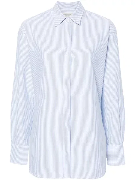 Koszula Golden Goose z twillu niebieska