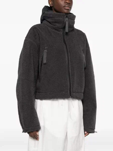 Hanorac Adidas din fleece gri